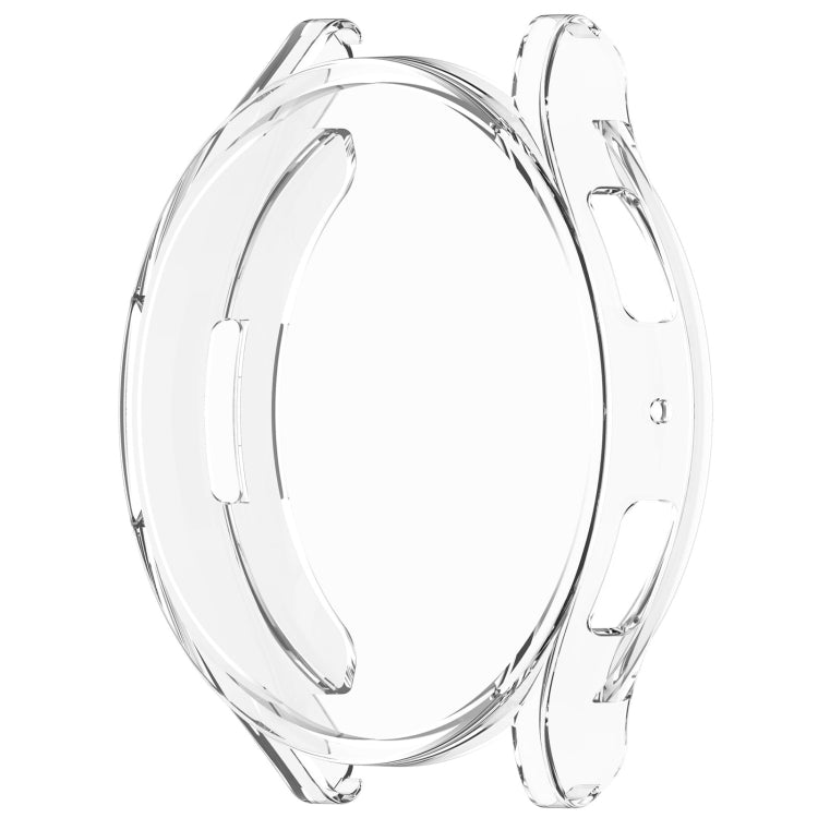 For Samsung Galaxy Watch6 40mm Full Coverage TPU Electroplated Watch Protective Case(Transparent)