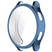 For Samsung Galaxy Watch6 40mm Full Coverage TPU Electroplated Watch Protective Case(Blue)