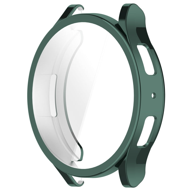 For Samsung Galaxy Watch6 40mm Full Coverage TPU Electroplated Watch Protective Case(Green)