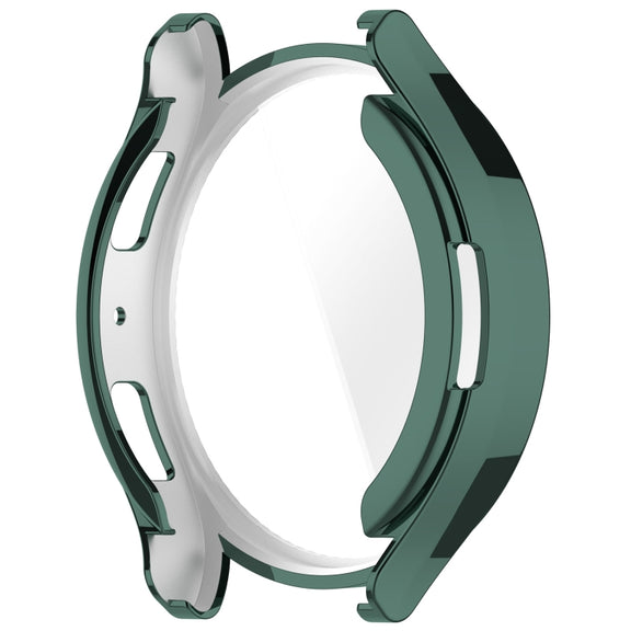 For Samsung Galaxy Watch6 40mm Full Coverage TPU Electroplated Watch Protective Case(Green)