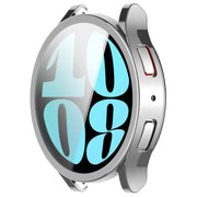 For Samsung Galaxy Watch6 44mm Full Coverage TPU Electroplated Watch Protective Case(Silver)
