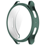 For Samsung Galaxy Watch6 44mm Full Coverage TPU Electroplated Watch Protective Case(Green)