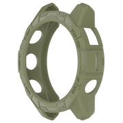 For Garmin Epix Pro / Epix Pro Gen 2 51mm / Fenix 7X / 7X Pro Armored TPU Half Wrapped Watch Protective Case(Green)