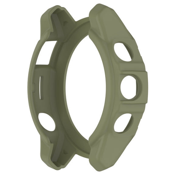 For Garmin Epix Pro / Epix Pro Gen 2 51mm / Fenix 7X / 7X Pro Armored TPU Half Wrapped Watch Protective Case(Green)