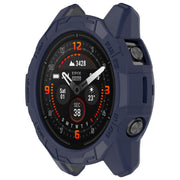 For Garmin Epix Pro 51mm / Fenix 7X / 7X Pro Armored TPU Half Wrapped Watch Protective Case(Blue)