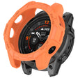 For Garmin Epix Pro 47mm / Fenix 7 / 7 Pro Armored TPU Half Wrapped Watch Protective Case(Orange) - Watch Cases by PMC TechLife | Online Shopping South Africa | PMC TechLife