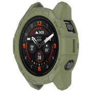 For Garmin Epix Pro / Epix Pro Gen 2 47mm / Fenix 7 / 7 Pro Armored TPU Half Wrapped Watch Protective Case(Green)