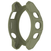 For Garmin Epix Pro / Epix Pro Gen 2 47mm / Fenix 7 / 7 Pro Armored TPU Half Wrapped Watch Protective Case(Green)