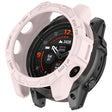 For Garmin Epix Pro 47mm / Fenix 7 / 7 Pro Armored TPU Half Wrapped Watch Protective Case(Pink) - Watch Cases by PMC TechLife | Online Shopping South Africa | PMC TechLife