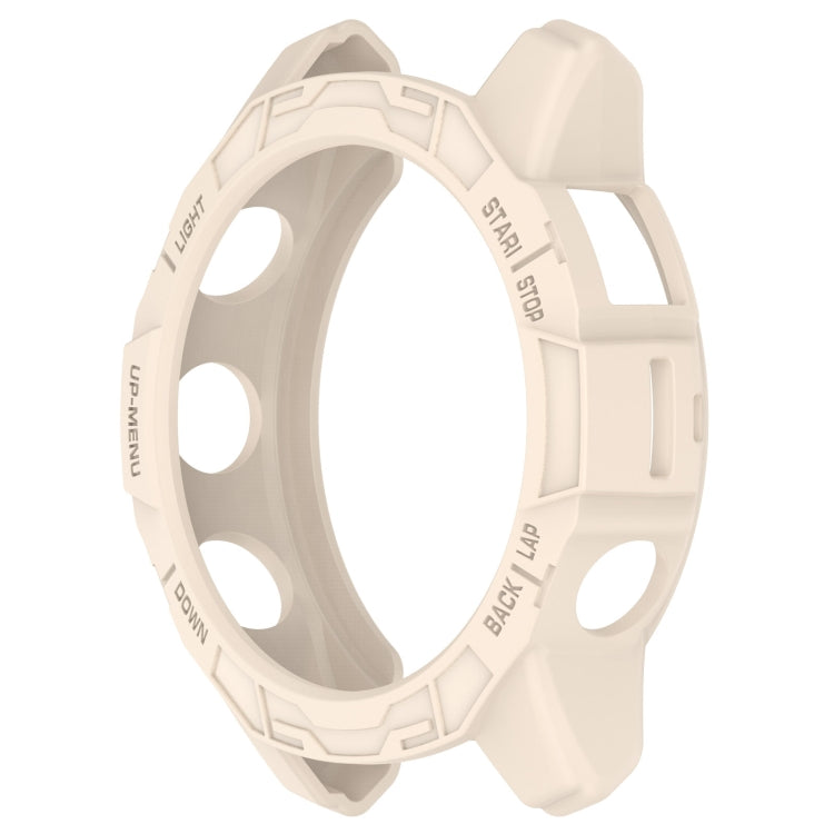 For Garmin Epix Pro 47mm / Fenix 7 / 7 Pro Armored TPU Half Wrapped Watch Protective Case(Starlight Color)