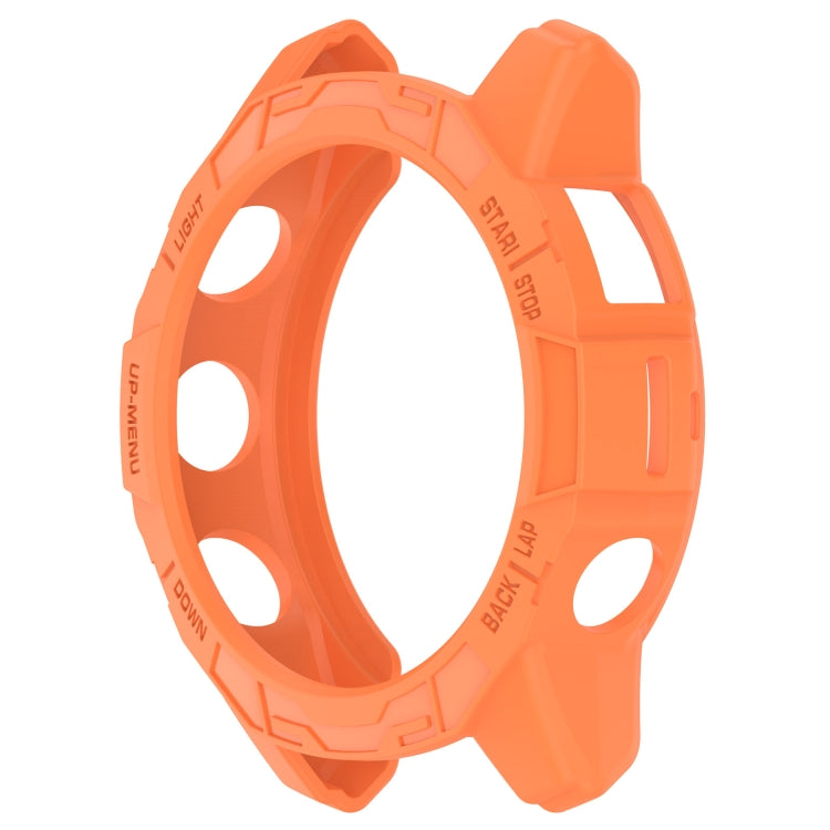 For Garmin Epix Pro 42mm / Fenix 7S / 7S Pro Armored TPU Half Wrapped Watch Protective Case(Orange)