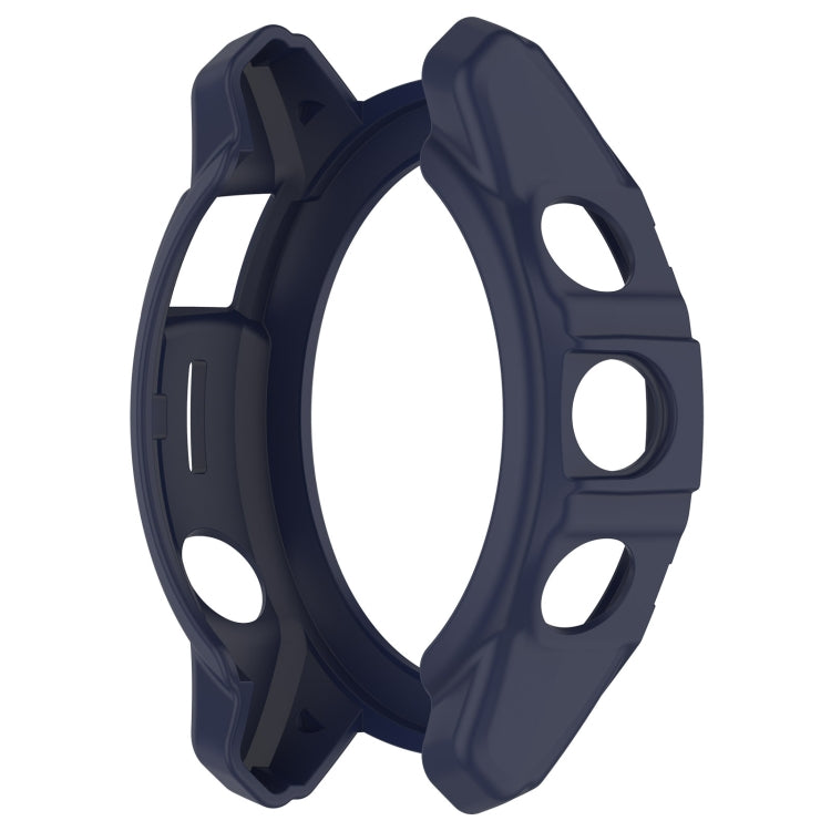For Garmin Epix Pro 42mm / Fenix 7S / 7S Pro Armored TPU Half Wrapped Watch Protective Case(Blue)