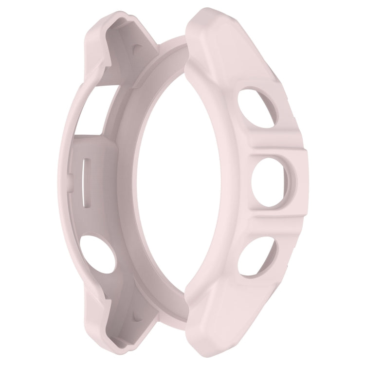 For Garmin Epix Pro / Epix Pro Gen 2 42mm / Fenix 7S / 7S Pro Armored TPU Half Wrapped Watch Protective Case(Pink)