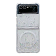 For Samsung Galaxy Z Flip3  Magsafe Glitter TPU Phone Case(White) - Galaxy Phone Cases by PMC TechLife | Online Shopping South Africa | PMC TechLife | Buy Now Pay Later Mobicred