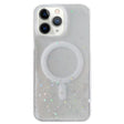 For iPhone 11 Pro MagSafe Glitter Hybrid Clear TPU Phone Case(White) - iPhone 11 Pro Cases by PMC TechLife | Online Shopping South Africa | PMC TechLife