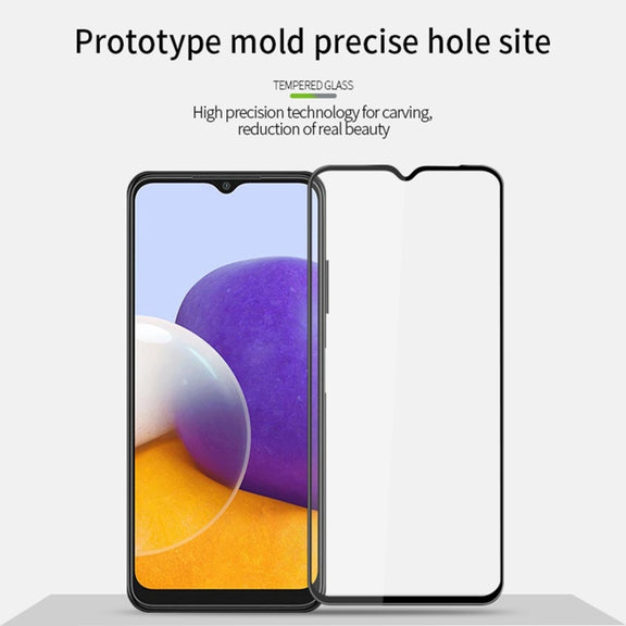 For Samsung Galaxy A25 MOFI 9H 3D Explosion-proof Curved Tempered Glass Film(Black)