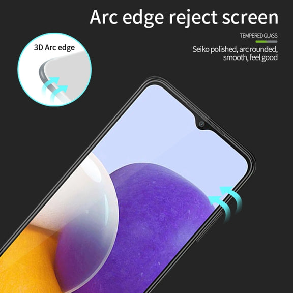 For Samsung Galaxy A25 MOFI 9H 3D Explosion-proof Curved Tempered Glass Film(Black)