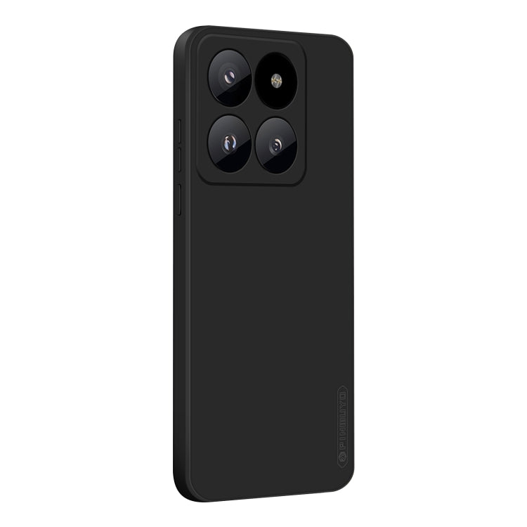 For Xiaomi 14 Pro PINWUYO Sense Series Liquid Silicone TPU Phone Case(Black)