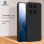 For Xiaomi 14 PINWUYO Sense Series Liquid Silicone TPU Phone Case(Black)