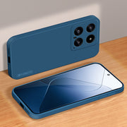 For Xiaomi 14 PINWUYO Sense Series Liquid Silicone TPU Phone Case(Blue)
