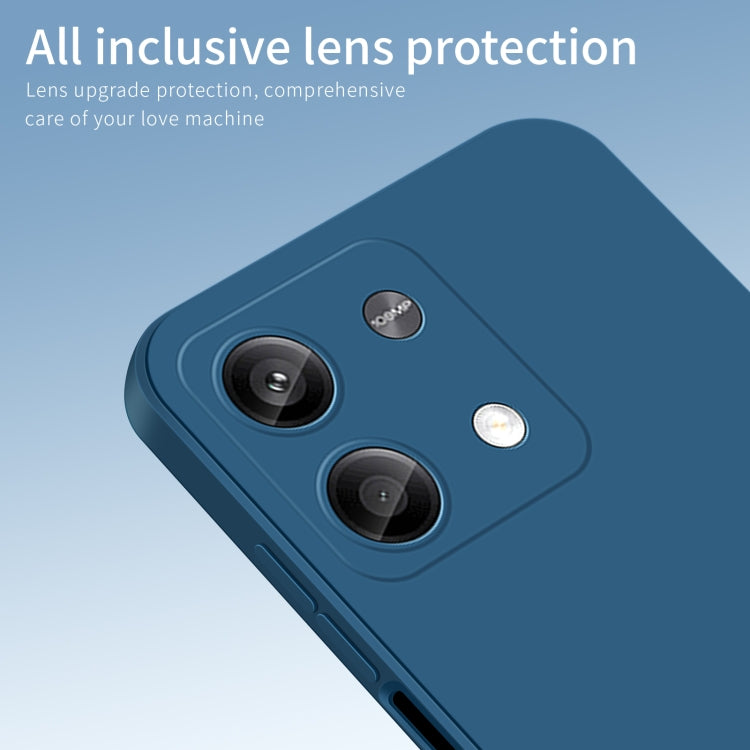 For Xiaomi Redmi Note 13 5G PINWUYO Sense Series Liquid Silicone TPU Phone Case(Black)