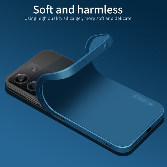 For Xiaomi Redmi Note 13 5G PINWUYO Sense Series Liquid Silicone TPU Phone Case(Black)
