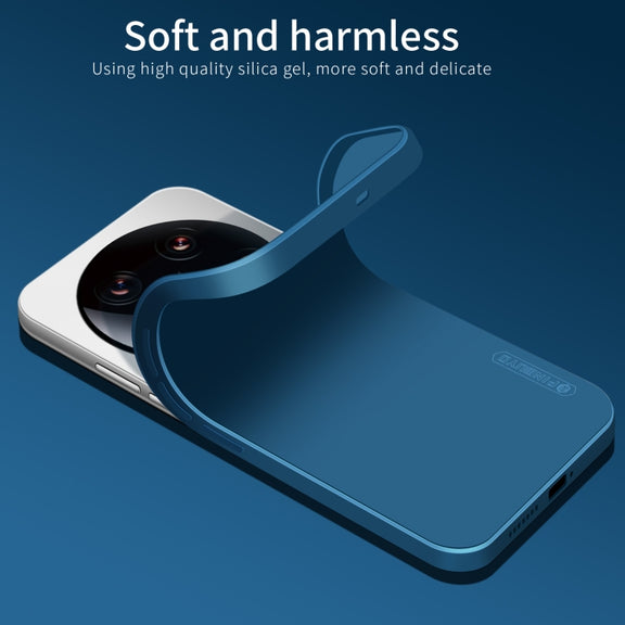 For Xiaomi 14 Ultra PINWUYO Sense Series Liquid Silicone TPU Phone Case(Black)