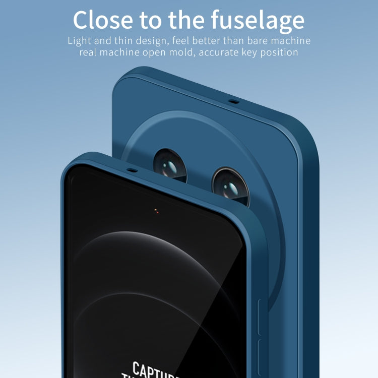 For Xiaomi 14 Ultra PINWUYO Sense Series Liquid Silicone TPU Phone Case(Blue)