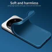 For Xiaomi 14 Ultra PINWUYO Sense Series Liquid Silicone TPU Phone Case(Blue)