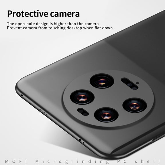 For Xiaomi 13 Ultra MOFI Micro-Frosted PC Ultra-thin Hard Phone Case(Black)