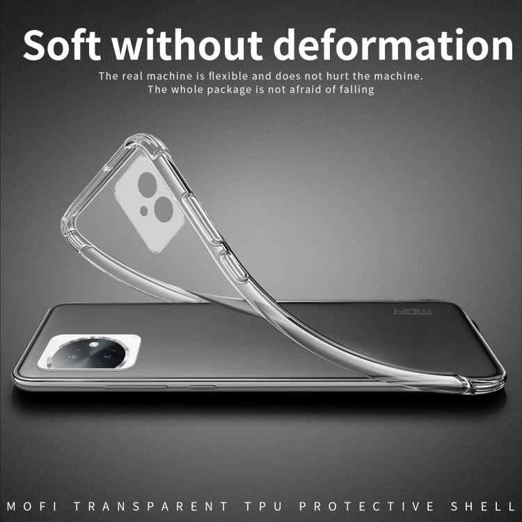 For Honor 100 MOFI Ming Series Ultra-thin TPU Phone Case(Transparent)