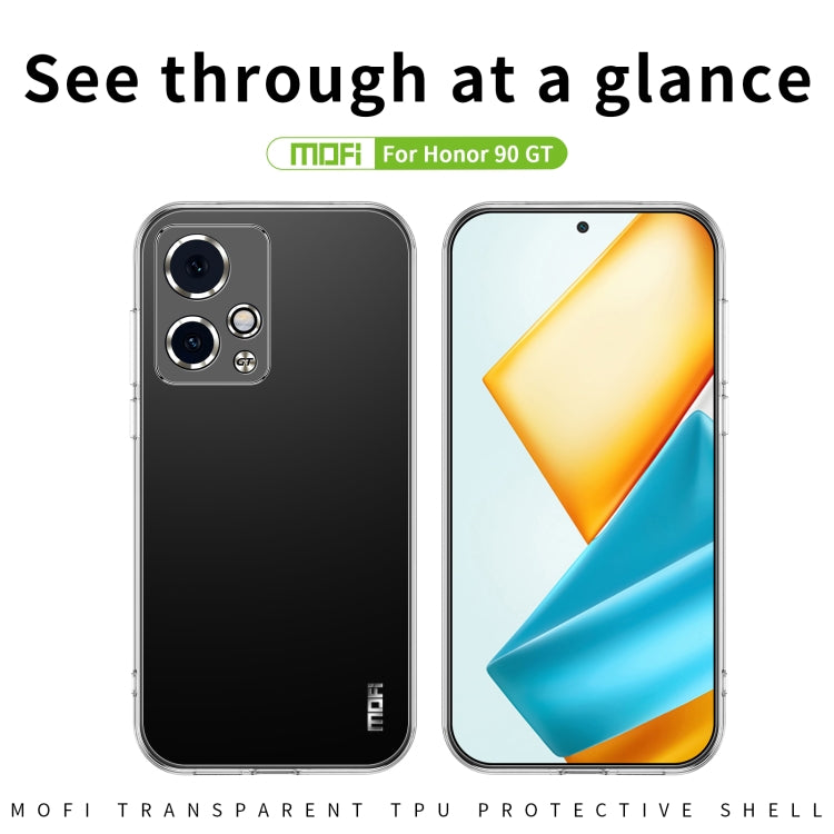 For Honor 90 GT MOFI Ming Series Ultra-thin TPU Phone Case(Transparent)