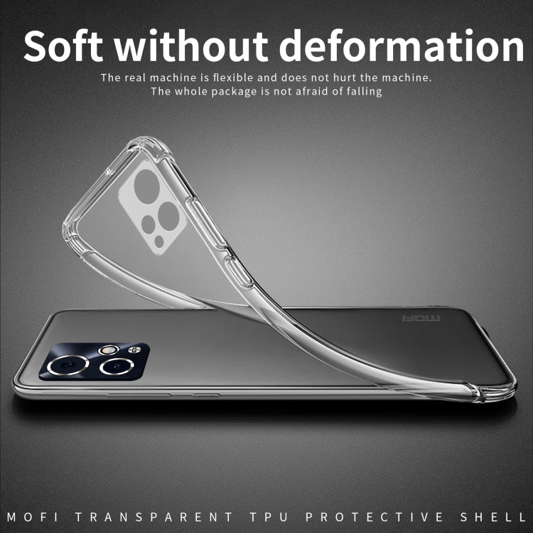 For Honor 90 GT MOFI Ming Series Ultra-thin TPU Phone Case(Transparent)