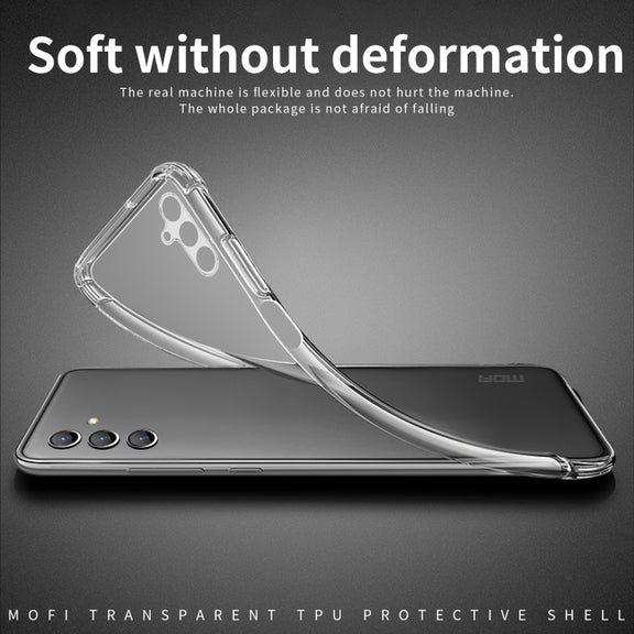 For Samsung Galaxy M34 5G MOFI Ming Series Ultra-thin TPU Phone Case(Transparent)