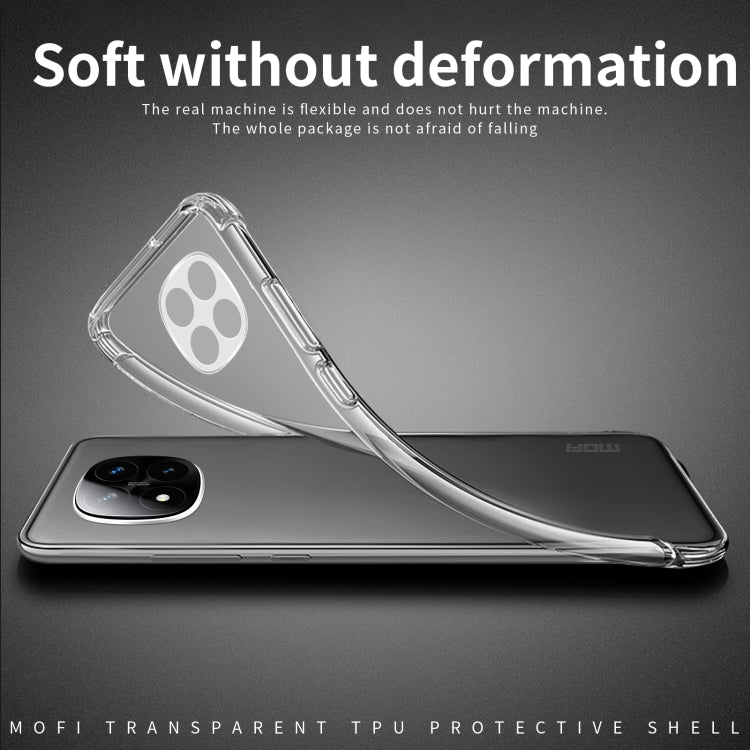 For Xiaomi Redmi Note 14 Pro 5G MOFI Ming Series Ultra-thin TPU Phone Case(Transparent)