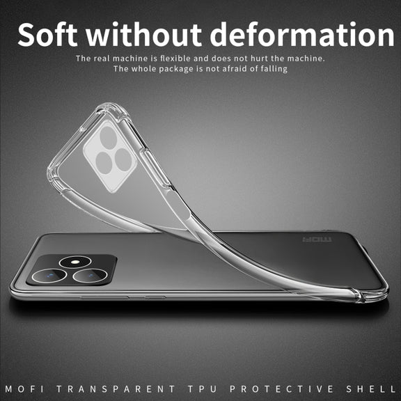 For Realme C53 / Narzo N53 MOFI Ming Series Ultra-thin TPU Phone Case(Transparent)