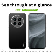 For Realme GT5 Pro MOFI Ming Series Ultra-thin TPU Phone Case(Transparent)