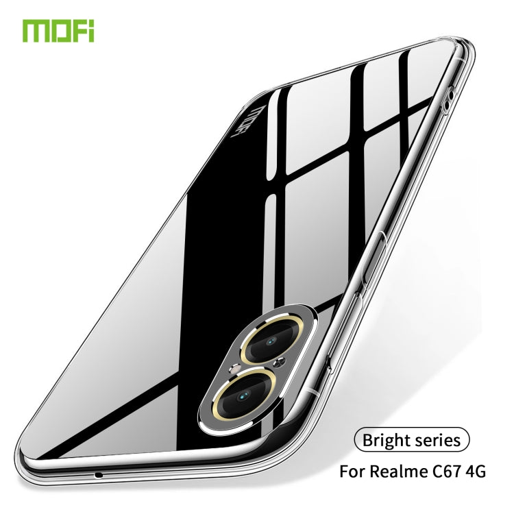 For Realme C67 4G MOFI Ming Series Ultra-thin TPU Phone Case(Transparent)