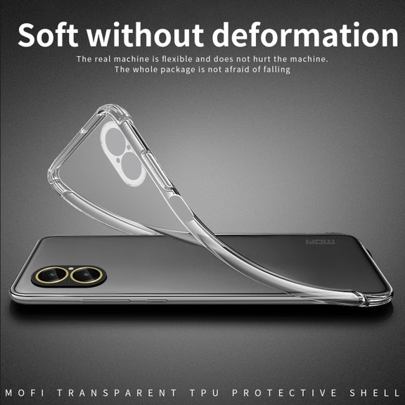 For Realme C67 4G MOFI Ming Series Ultra-thin TPU Phone Case(Transparent)