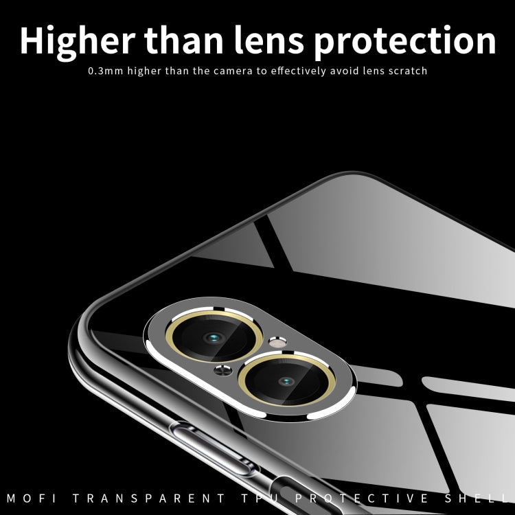For Realme C67 4G MOFI Ming Series Ultra-thin TPU Phone Case(Transparent)