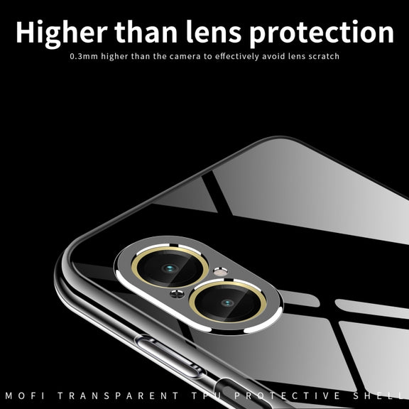 For Realme C67 4G MOFI Ming Series Ultra-thin TPU Phone Case(Transparent)