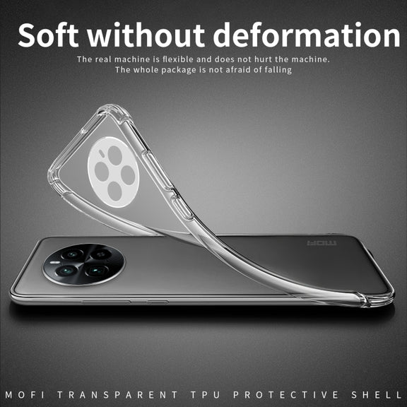 For Realme 12+ MOFI Ming Series Ultra-thin TPU Phone Case(Transparent)