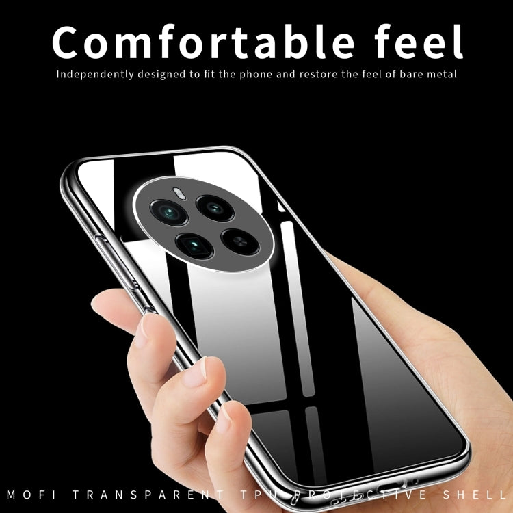 For Realme 12+ MOFI Ming Series Ultra-thin TPU Phone Case(Transparent)
