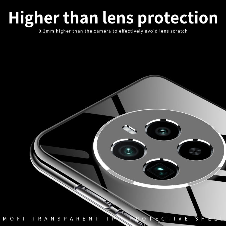 For Realme 12+ MOFI Ming Series Ultra-thin TPU Phone Case(Transparent)