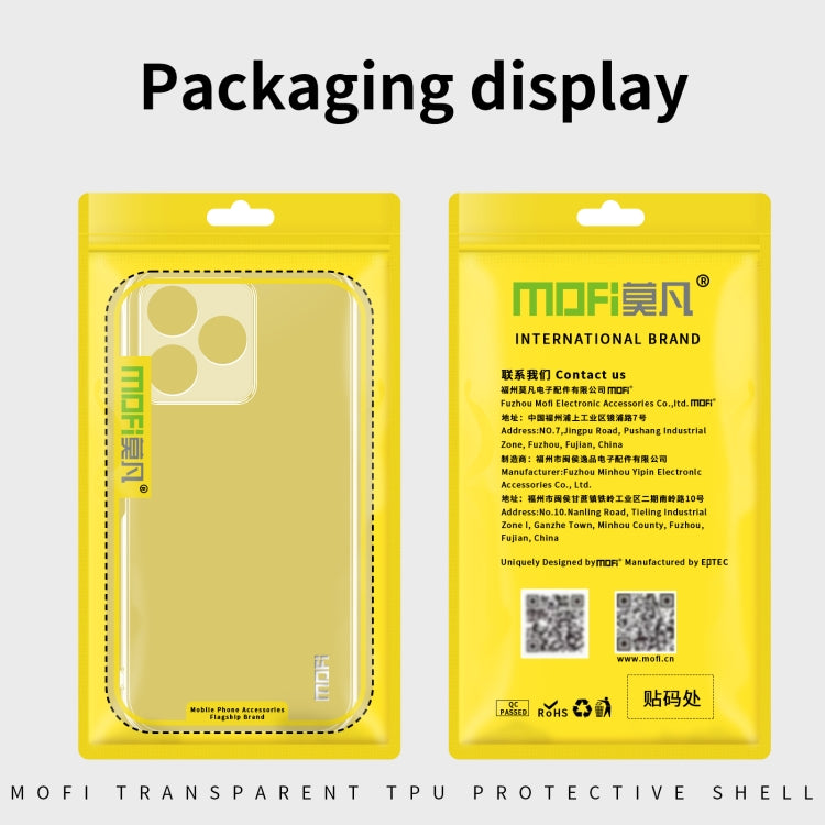 For Realme C67 4G MOFI Ming Series Ultra-thin TPU Phone Case(Transparent)