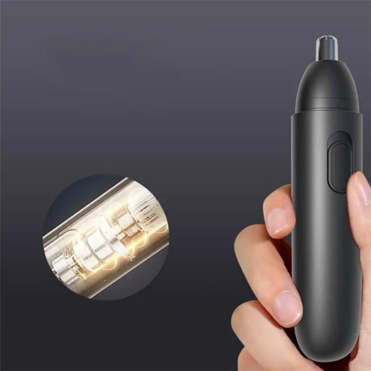 GT-2220A Portable Electric USB Rechargeable Nose Hair Trimmer(Black)