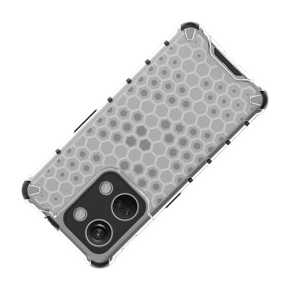 For OnePlus Nord 3 Shockproof Honeycomb Phone Case(Blue)