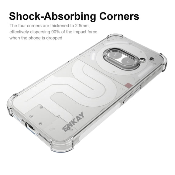 For Nothing Phone 2a / 2a Plus ENKAY Hat-Prince Transparent TPU Shockproof Phone Case