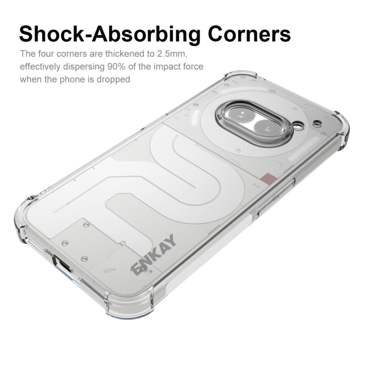 For Nothing Phone 2a / 2a Plus ENKAY Hat-Prince Transparent TPU Shockproof Phone Case