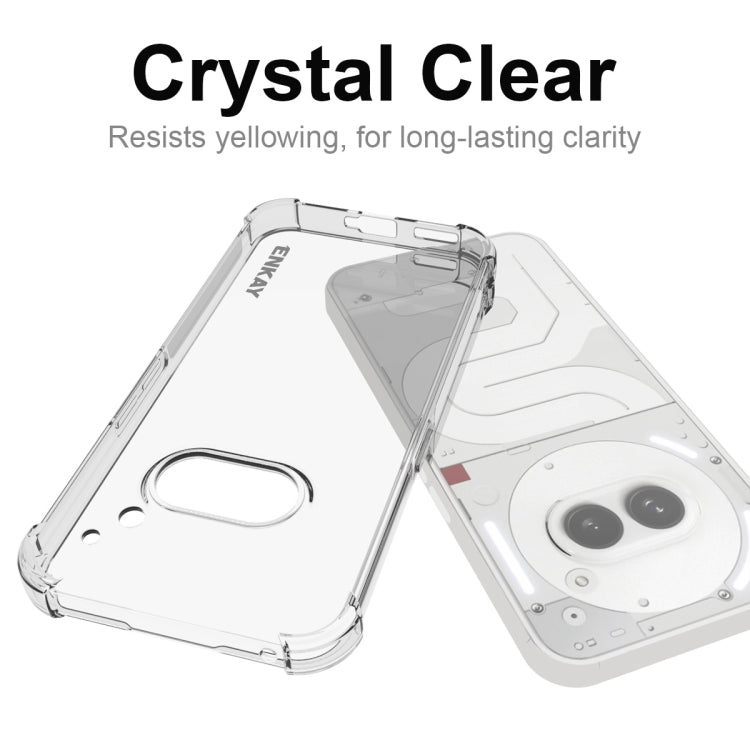 For Nothing Phone 2a / 2a Plus ENKAY Hat-Prince Transparent TPU Shockproof Phone Case